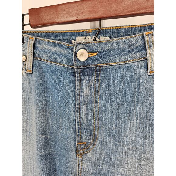 Jeans Votre Nom Womens Button Closer Blue Mid Rise Balt Loop Casual Jean Size 16 - Picture 3 of 6